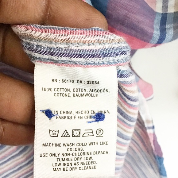 Anthropologie Holding Horses Pink Plaid POP Over - Picture 6 of 7